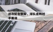 乐鱼体育leyu-进攻配合默契，球队击败对手晋级