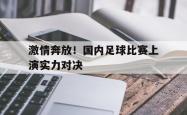 乐鱼体育官网-激情奔放！国内足球比赛上演实力对决